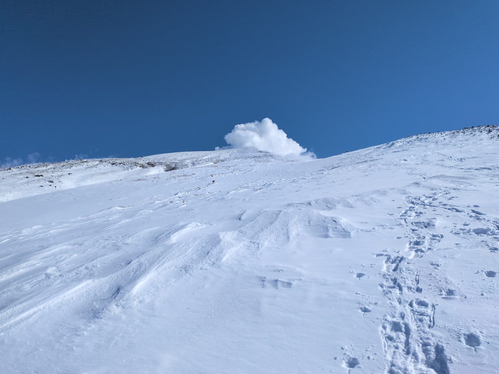 前十勝岳山スキー