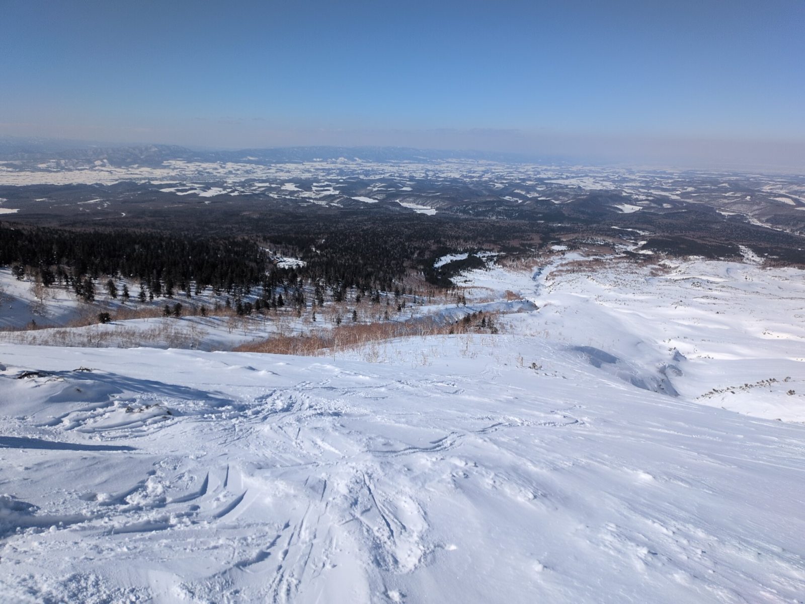 前十勝岳山スキー